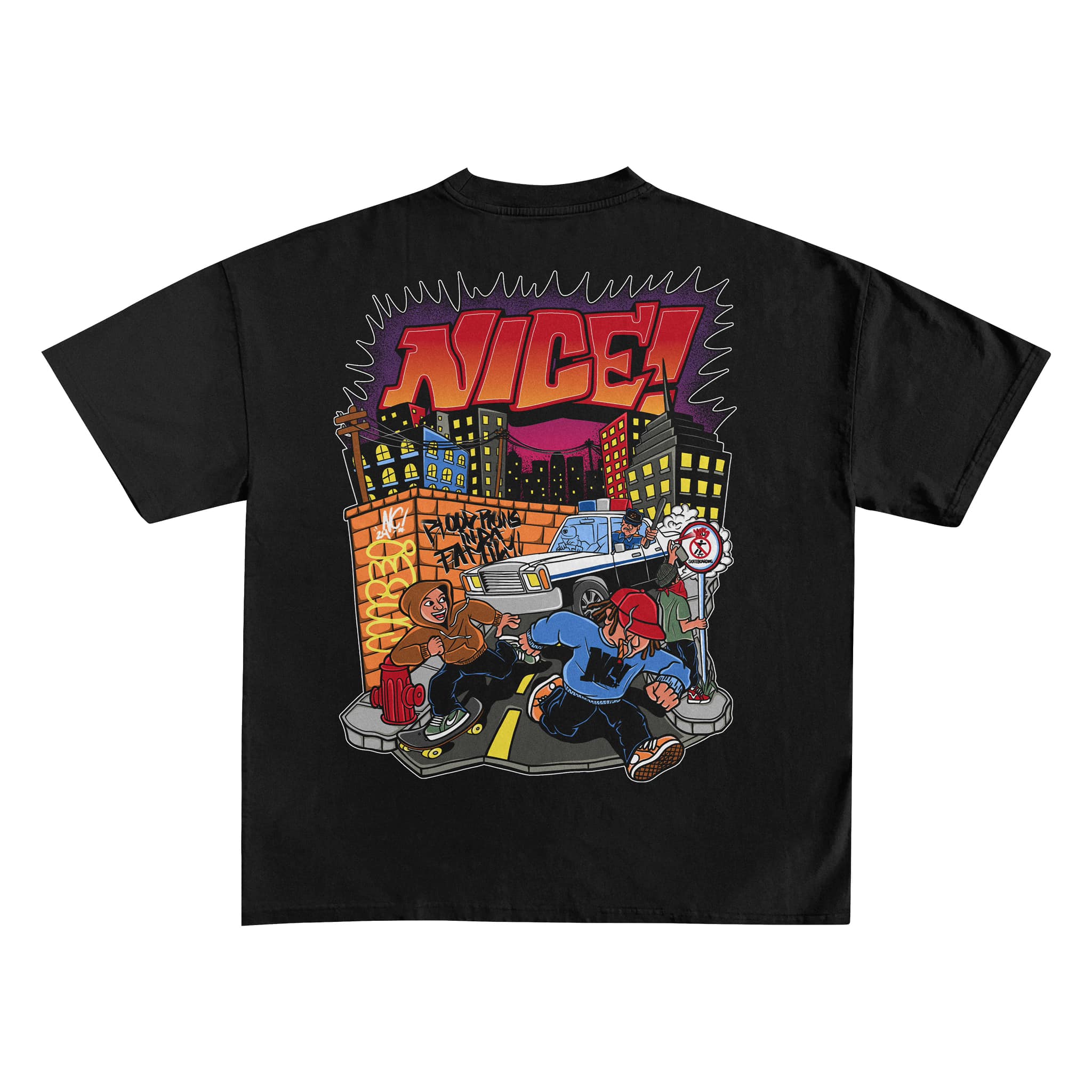 Wizard Graphic Grey Tee